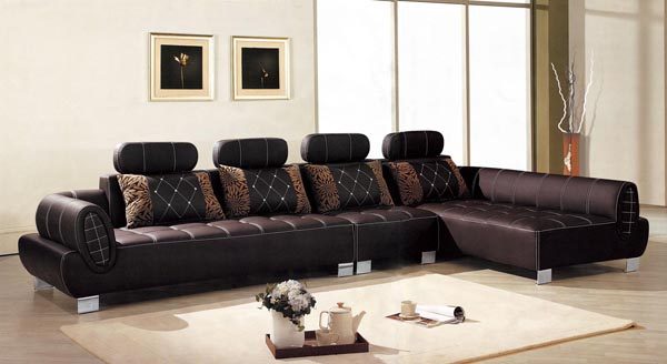 Sofa phòng khách kiểu hình gối độc đáo, bắt mắt