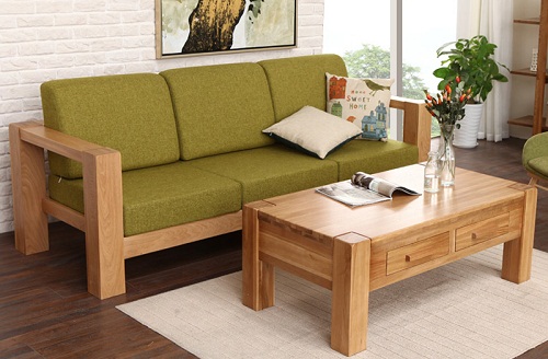Sofa gỗ cao cấp phòng khách: \