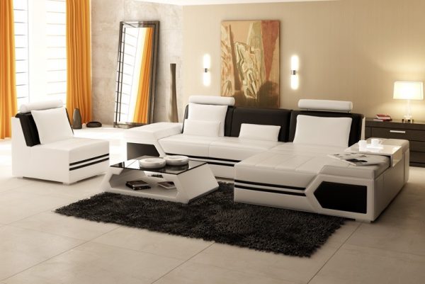 Màu sắc sofa phù hợp với màu tường, sàn và các đồ nội thất khác