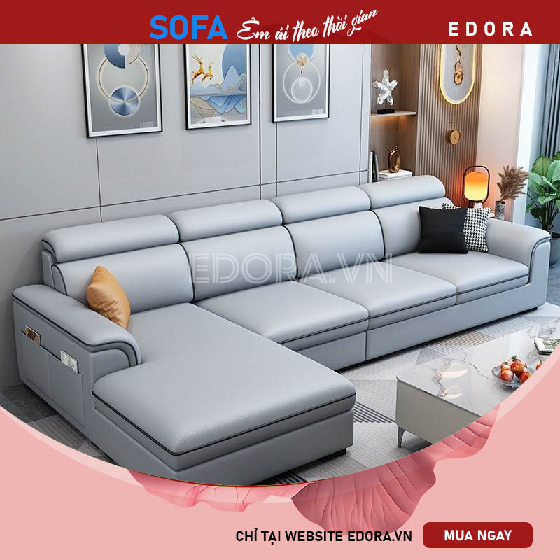 Sofa Góc Đơn Giản Chống Trầy Xước E904