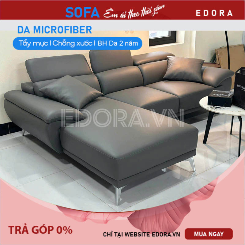 Sofa Góc Da Cao Cấp E927