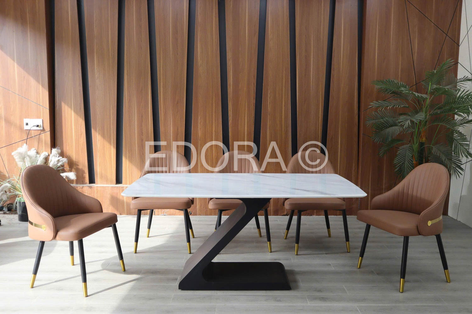 Bàn ăn chữ Z đẹp 6 ghế BK009