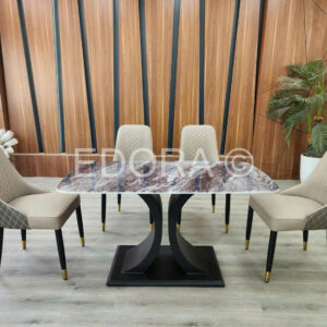 Bàn ăn 4 ghế may ô quả trám đẹp BK029