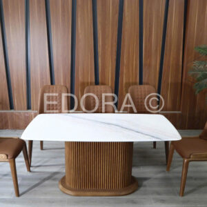 Bộ bàn ăn gỗ sồi 6 ghế 1m6 BS009