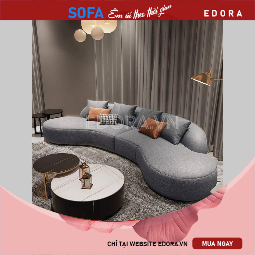 Sofa Vải cong căn hộ cao cấp E947