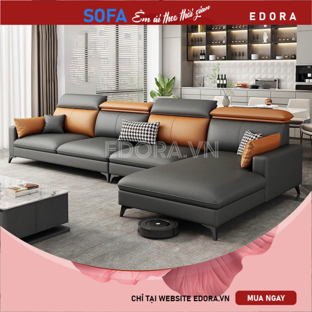 Sofa phòng khách phối màu đẹp E949
