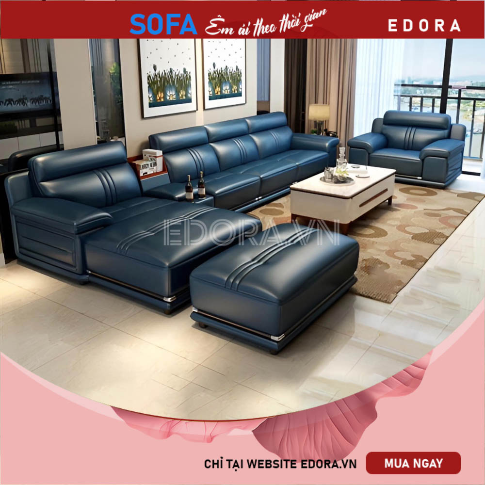 Bộ sofa phòng khách sang trọng hiện đại E953