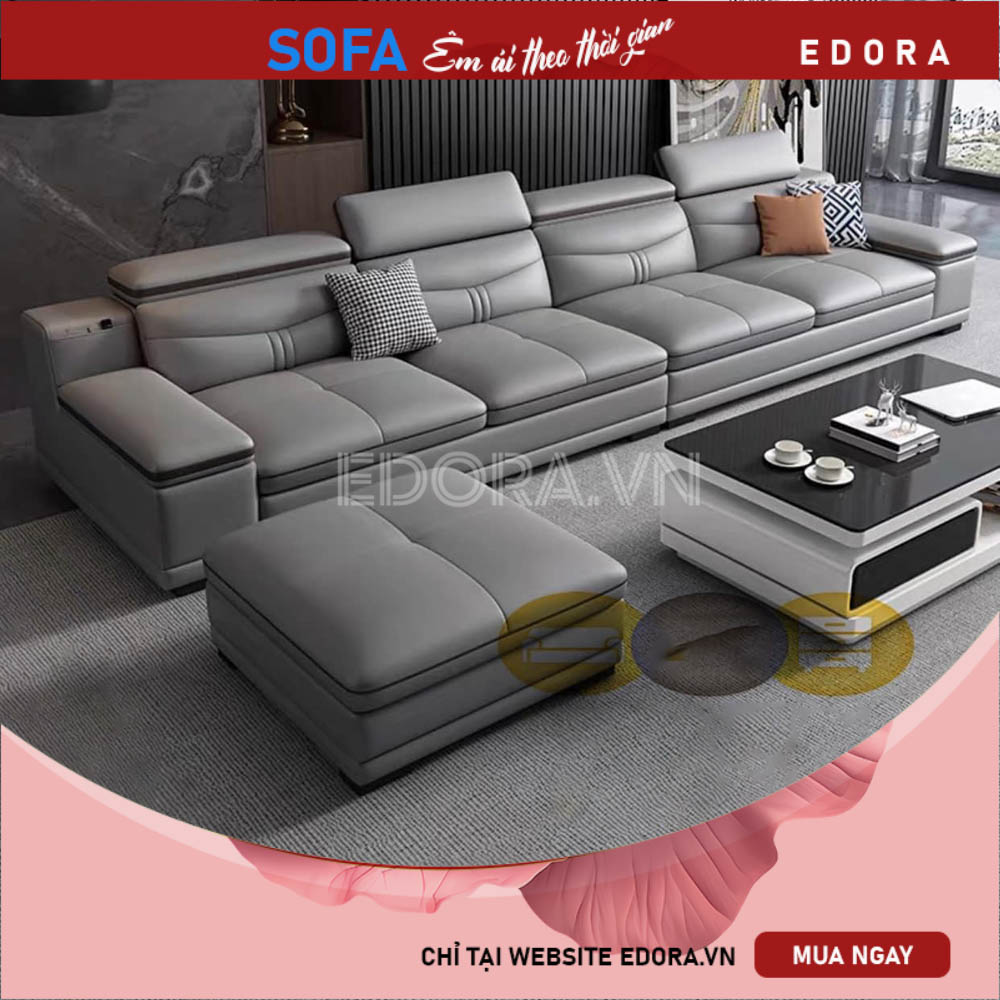 Băng sofa cao cấp thiết kế rời 2:2 E955