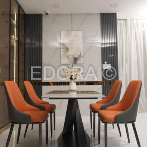 Bộ bàn ăn 4 ghế 1m4 cho nhà phố BA010