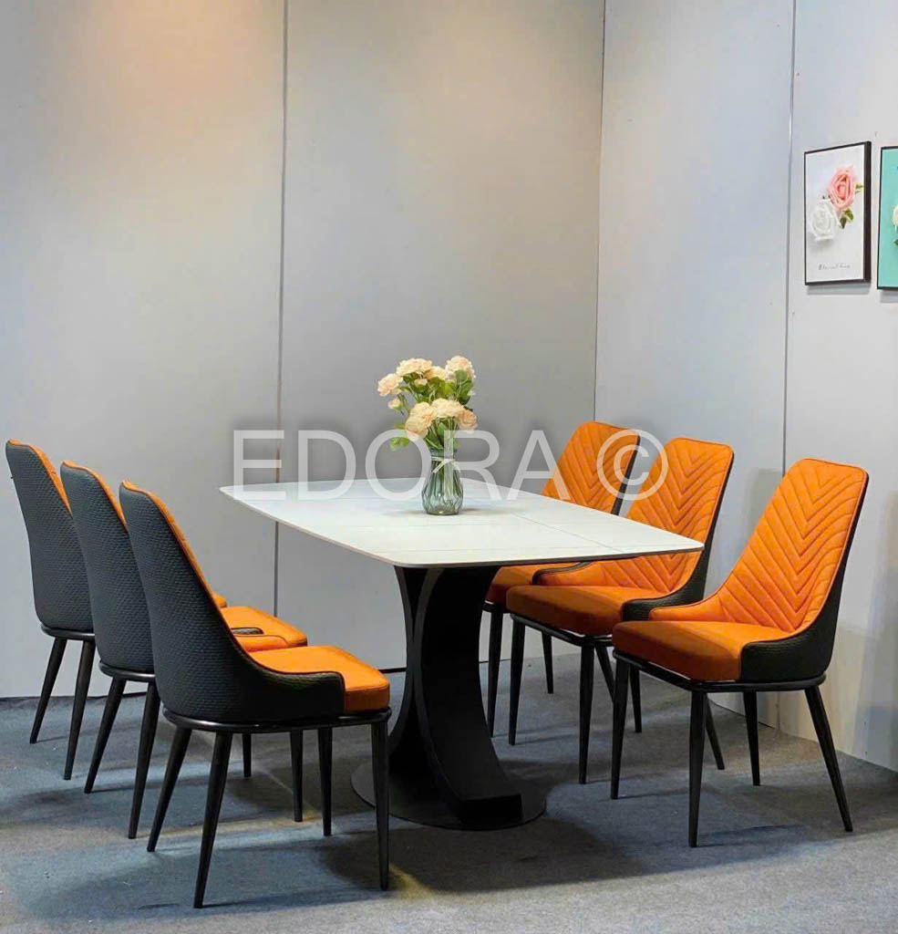 Bộ bàn ăn 6 ghế 1m6 giá rẻ BA011