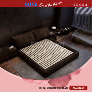 Giường ngủ vải nhung sang trọng GU034