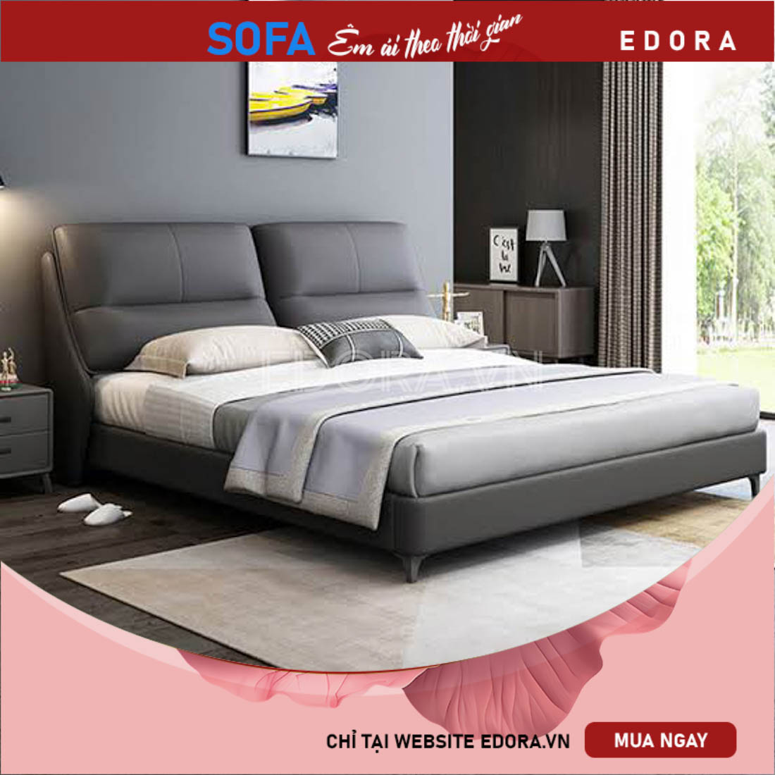 Giường ngủ hiện đại cao cấp GU021