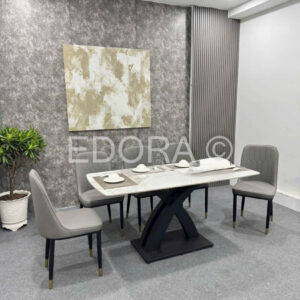 Bộ bàn ăn Ceramic 1m6 6 ghế BA024