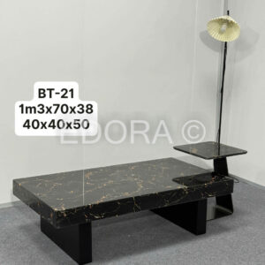 Bàn đá đen vân vàng BT-21