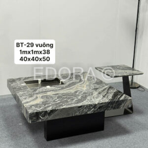 Bàn đá xám đen vân trà sữa BT-29