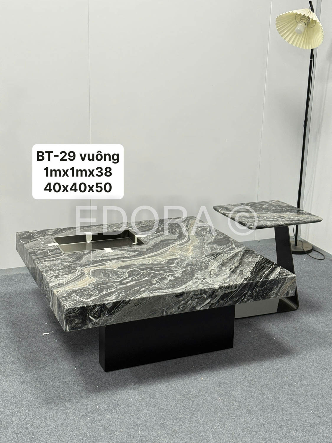 Bàn đôi 2 mặt đá vuông BT-29