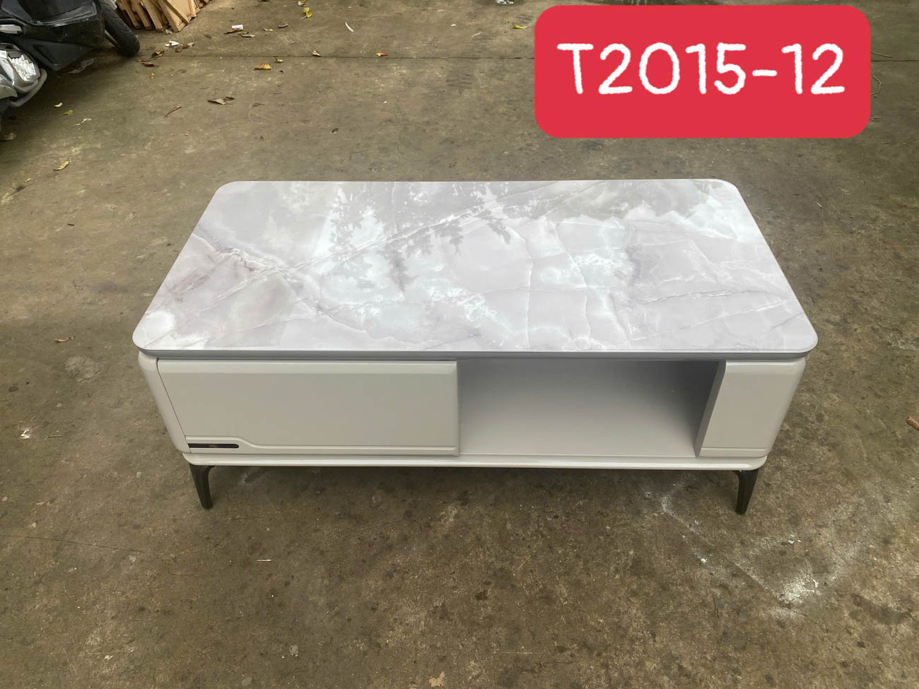 Bàn trà sofa mặt đá chữ nhật T2015-12