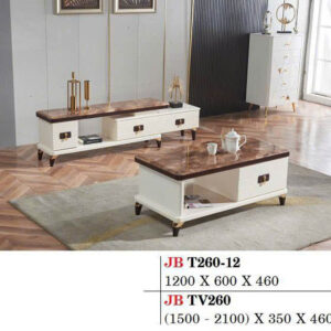 Bàn trà sofa mặt đá chữ nhật T260-12