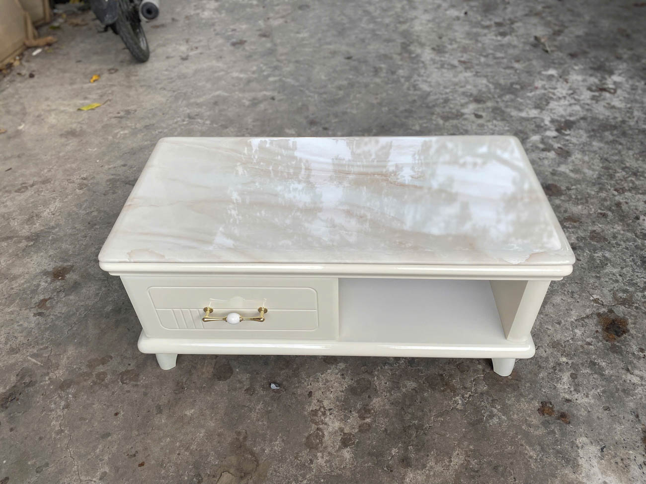 Bàn trà sofa mặt đá chữ nhật