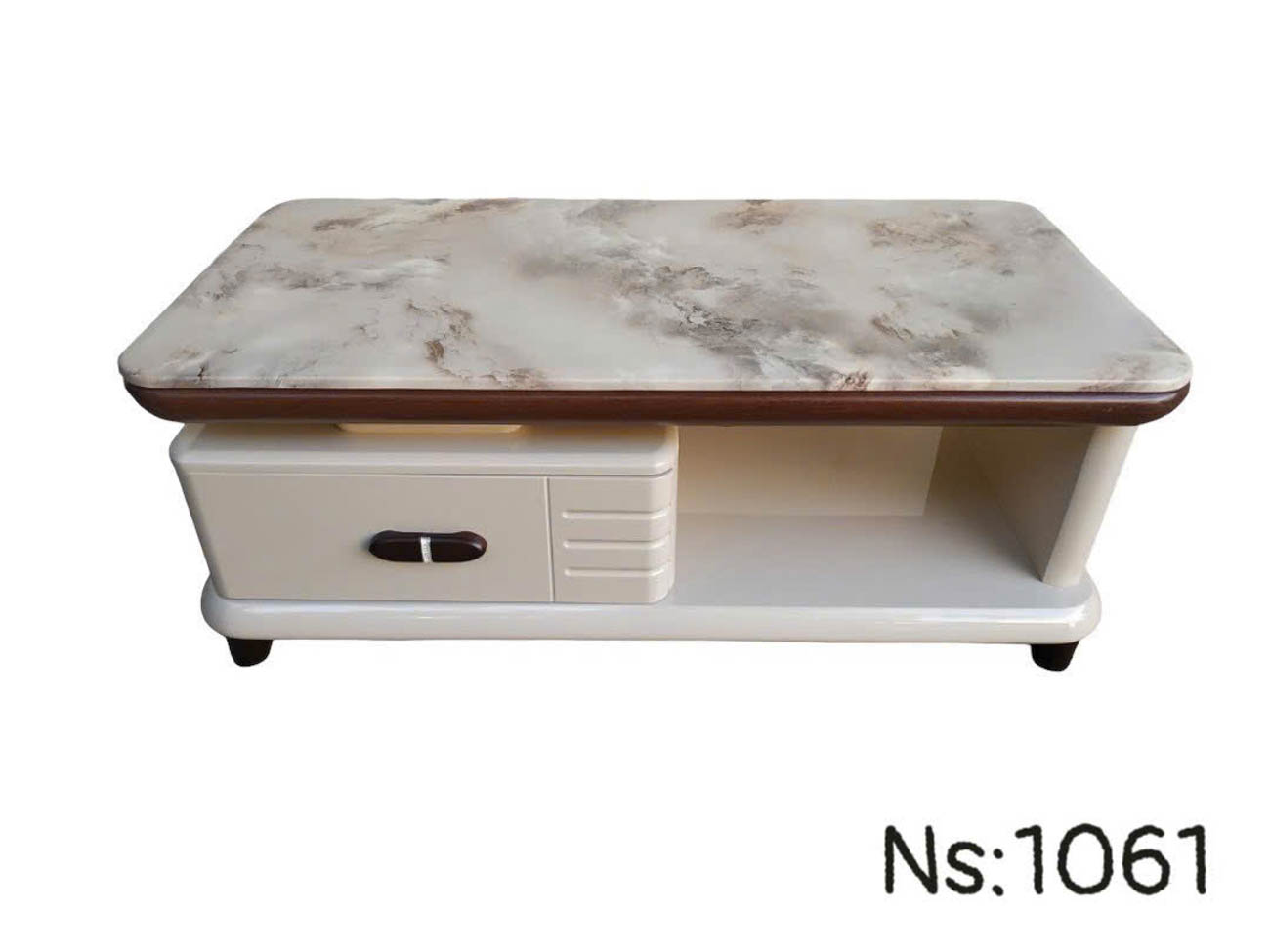 Bàn trà sofa mặt đá chữ nhật NS1061