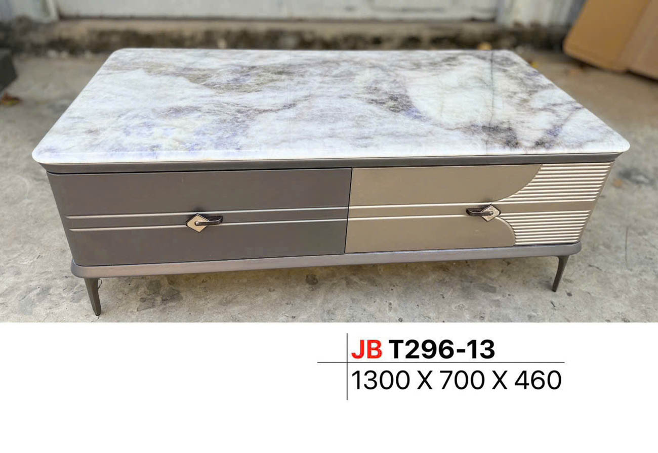 Bàn trà sofa mặt đá chữ nhật T296-13