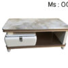 Bàn trà sofa mặt đá chữ nhật MS008