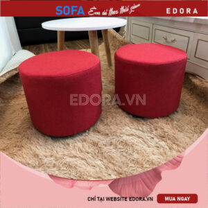 Ghế đôn sofa tròn giấu chân D005