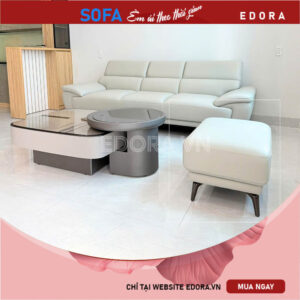 Ghế đôn sofa cao cấp chân Titan D010