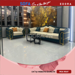 [E988] Ghế sofa nhà phố phong cách Tân cổ điển sang trọng