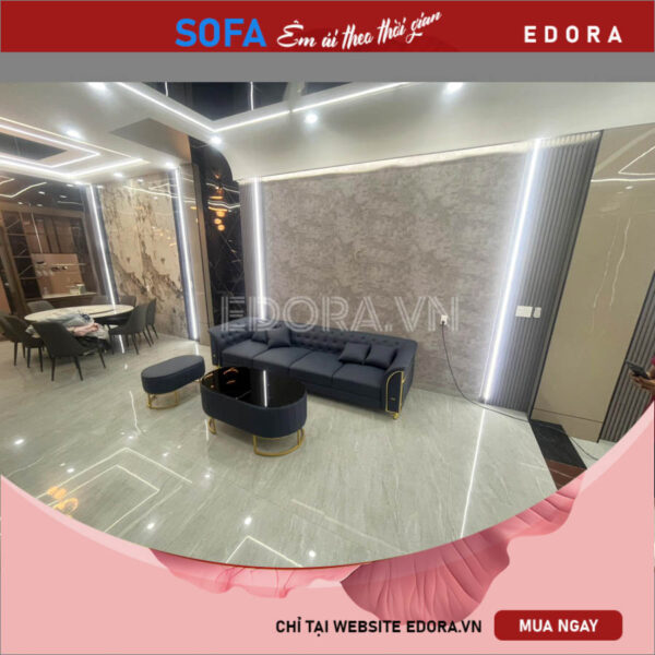 [E992] Ghế sofa Tân cổ điển 4 chỗ