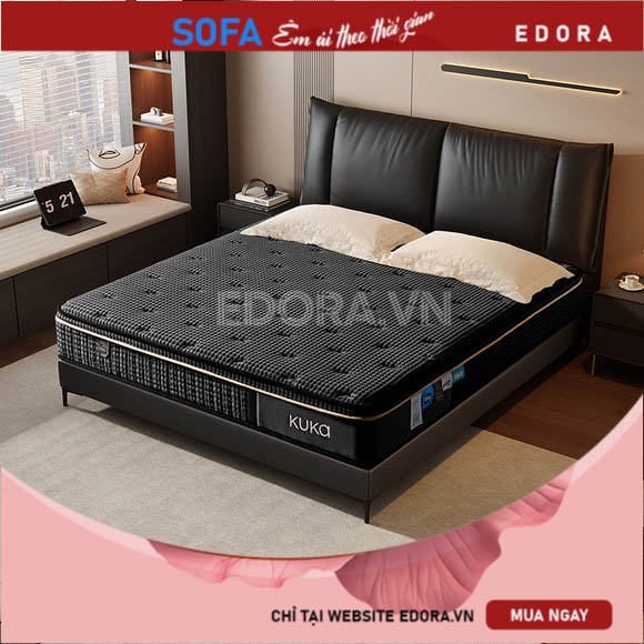 [GU035] Giường ngủ bọc da IVACHIMO cao cấp